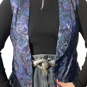 Michelle Stuart 80’s vintage floral suit vest!